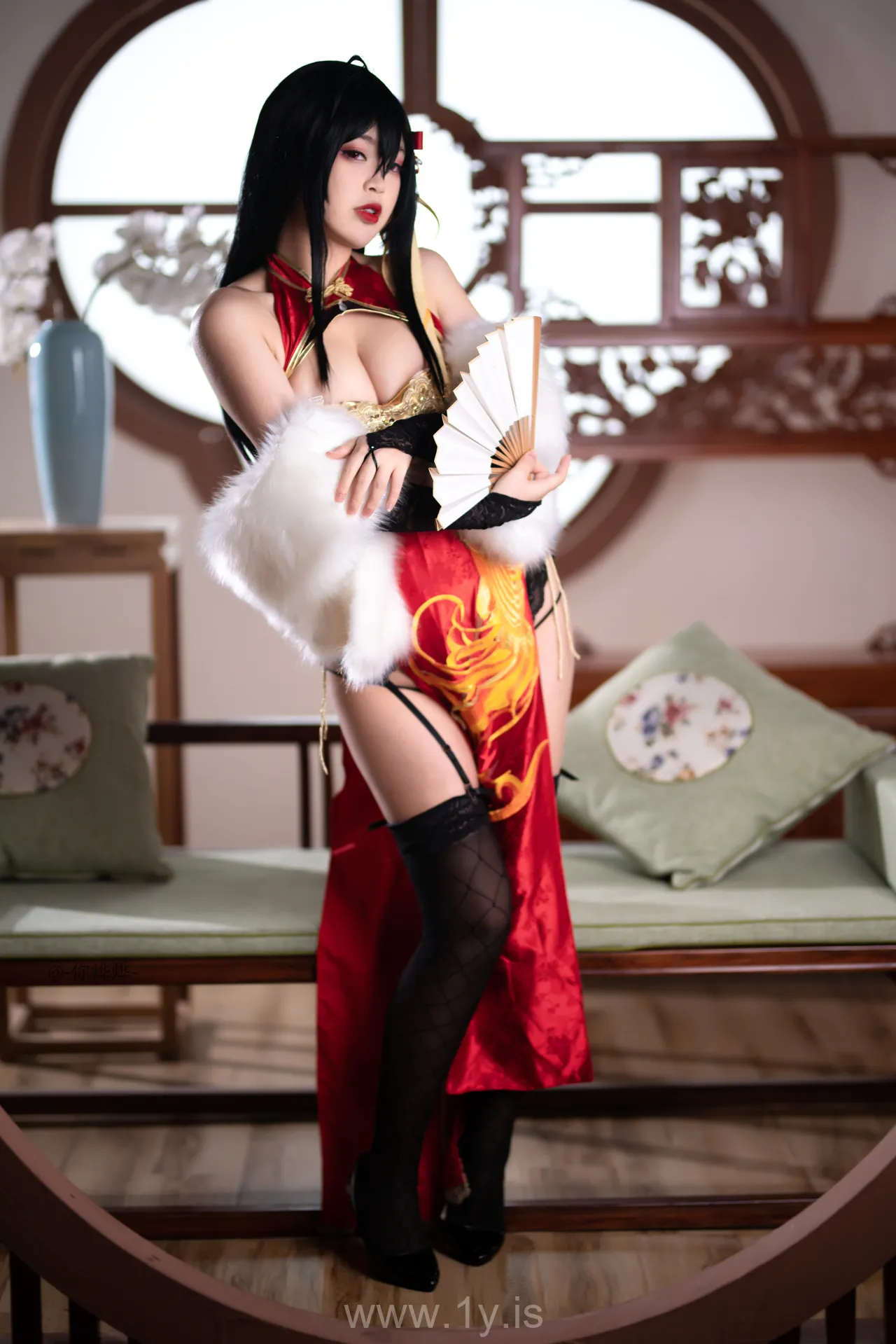 Coser@白烨 NO.013 Fancy Asian Cutie 大凤旗袍新年限定